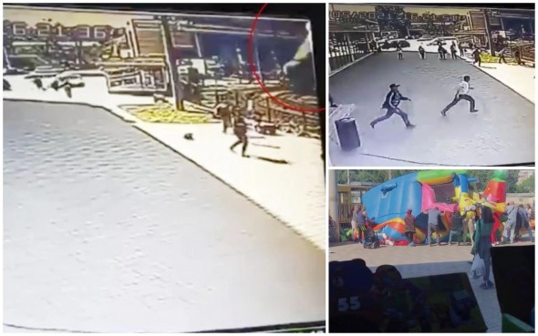 Tragedie: Două fetițe de trei și patru ani au fost aruncate în aer, după ce castelul gonflabil în care se jucau a explodat